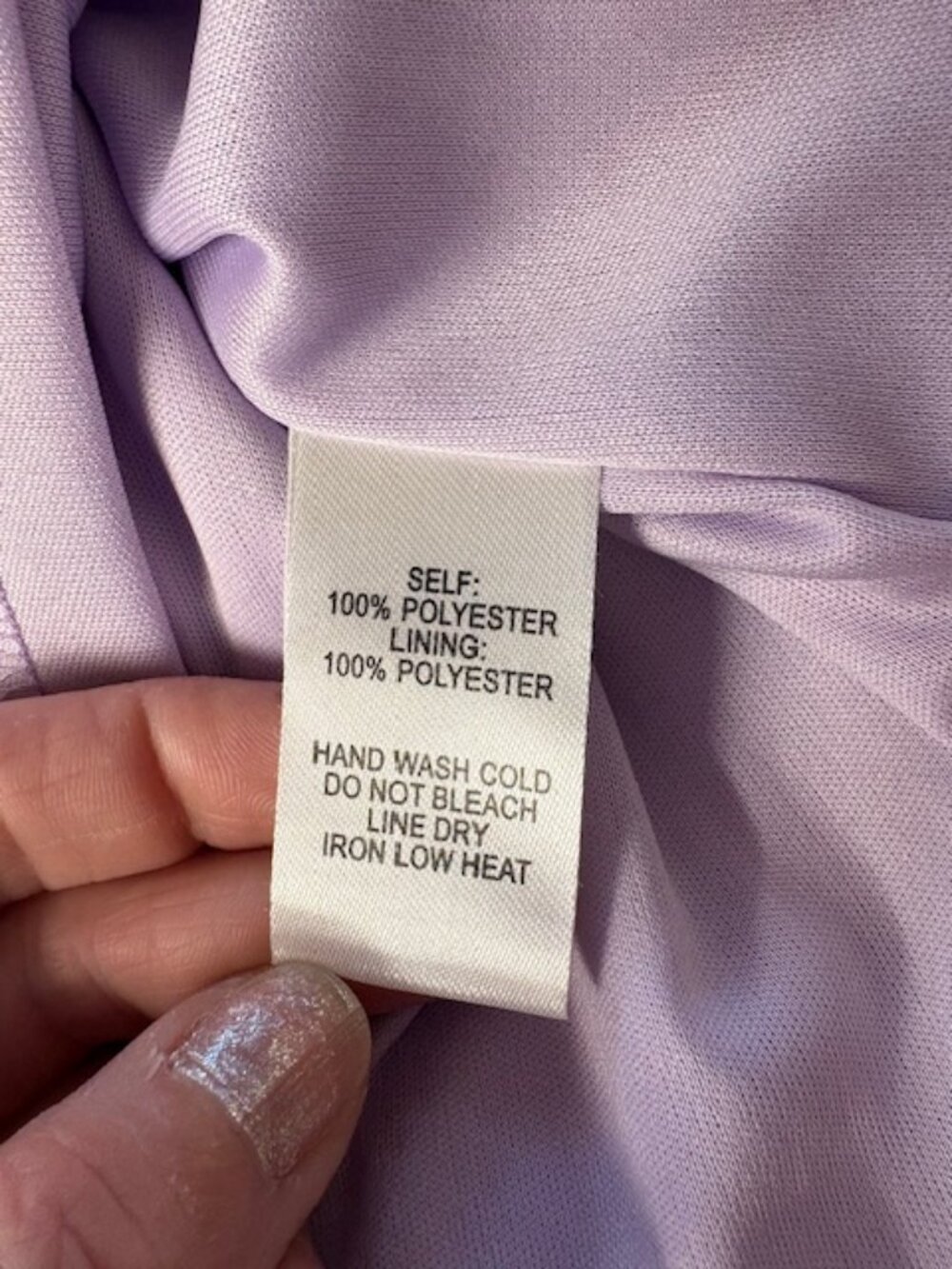 NWOT Lulus Cocktail/event dress sunburst pleats lavender chiffon never worn sz S - Picture 16 of 16